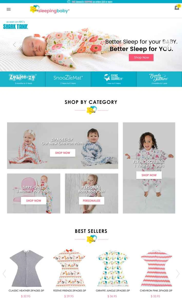 Zipadee-Zipおくるみブランケット：眠っている赤ちゃん