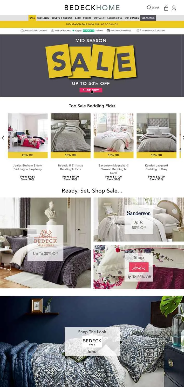 Bedeck Home は、高級寝具の世界大手サプライヤーのひとつです。