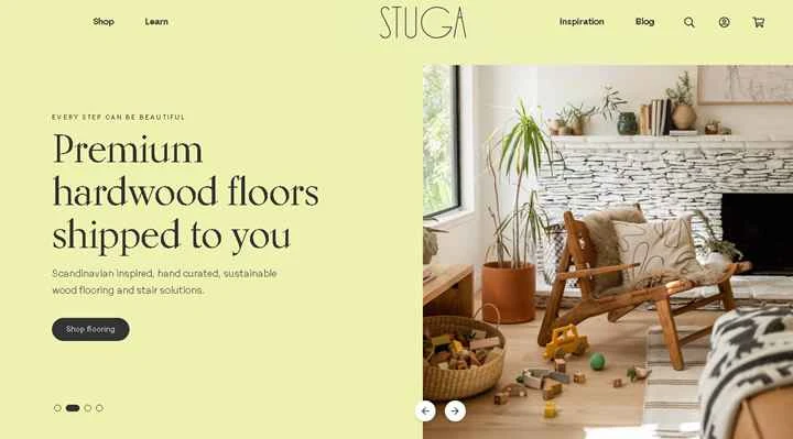 スカンジナビア風の堅木張りの床を簡単に作れる：Stuga