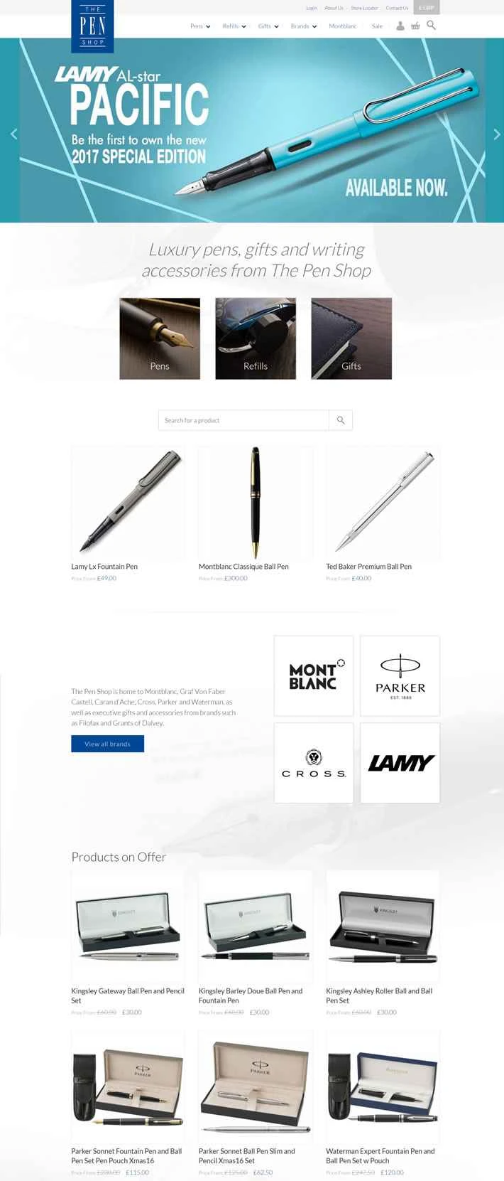 ヨーロッパ最大のペンと筆記具専門店：ペンショップ
