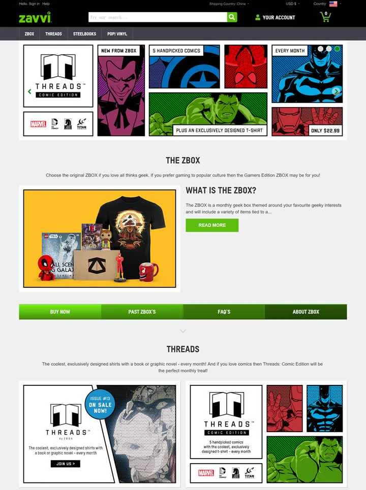 Zavvi USA: イギリスのエンターテイメントホーム